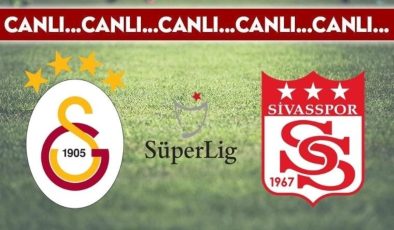 CANLI ANLATIM: Galatasaray 3-1 Sivasspor