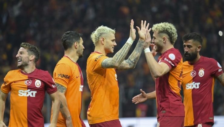 Fenerbahçe’nin rekorunu kırdı: Galatasaray’dan zirve yarışında farklı galibiyet! Galatasaray 6-1 Sivasspor