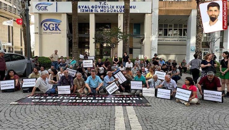 İzmir’de kayyıma karşı adalet nöbeti