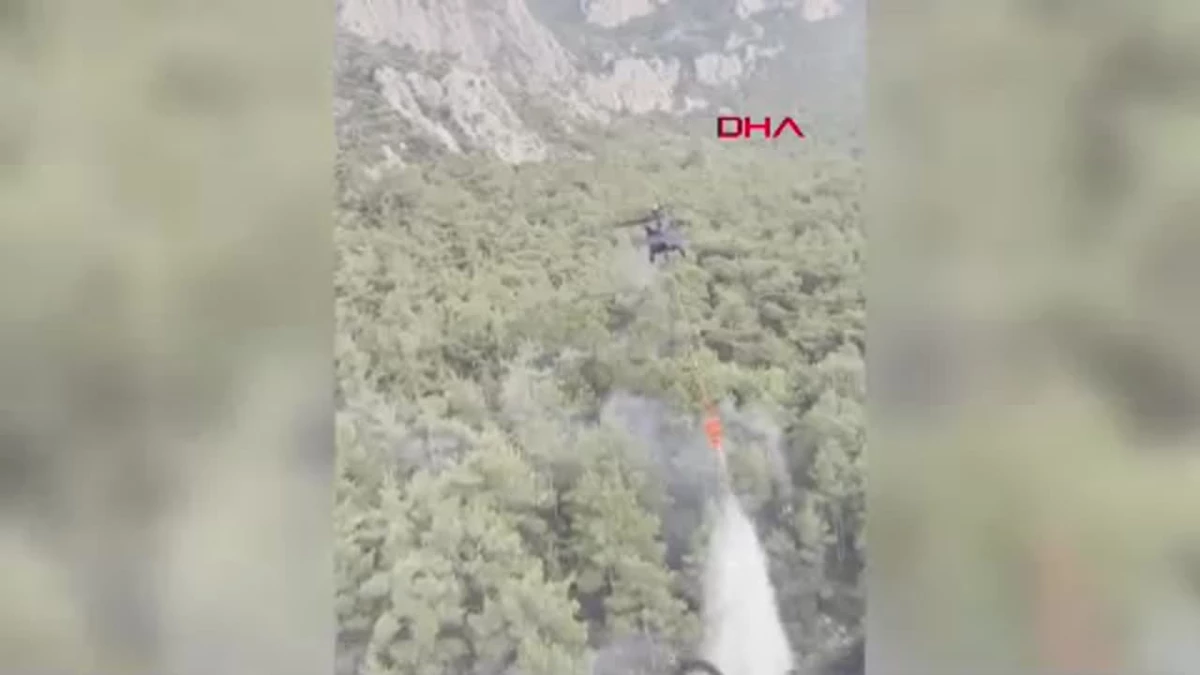 Orman Yangınları İçin 7 Helikopter Görevlendirildi