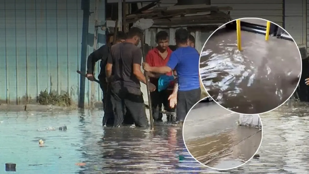 İstanbul’u sağanak yağış vurdu! Yollar göle döndü, İETT otobüsünü su bastı